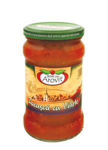 Zacusca de vinete  Zacuska lilková Arovit  300g