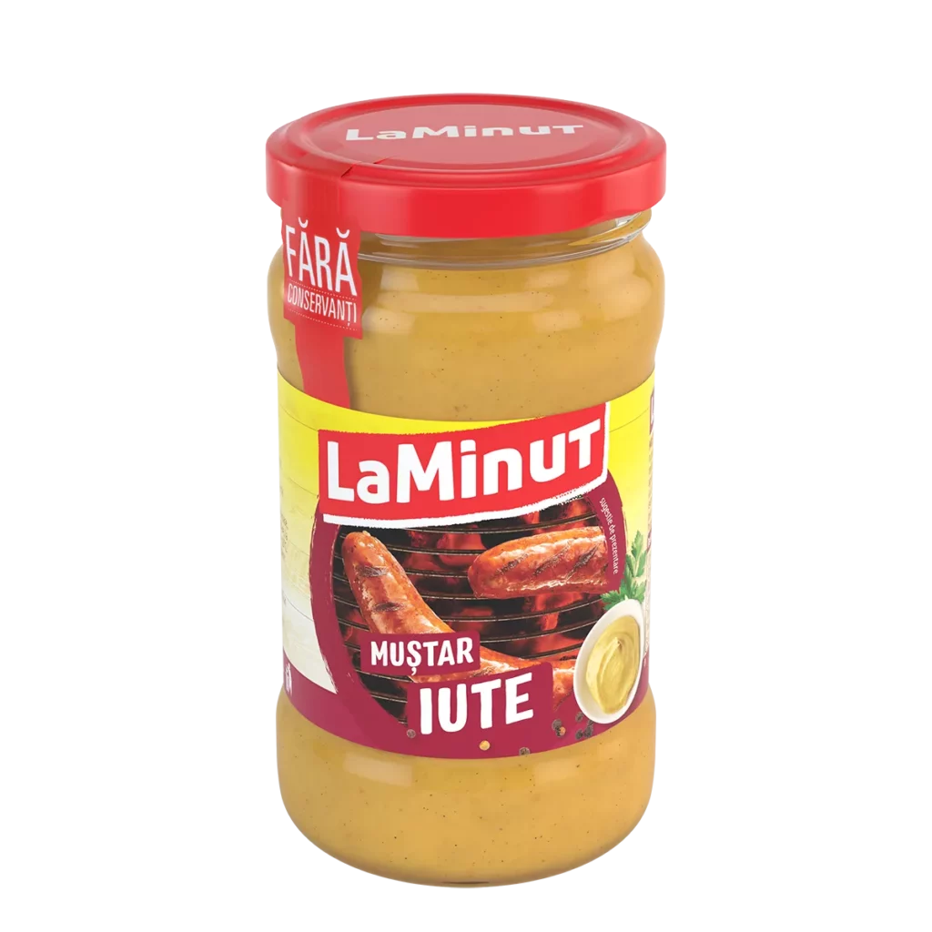 Mustar Iute  Hořčice ostrá  300g