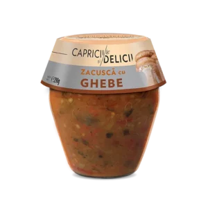 Zacusca cu ghebe  Zacusca lilková s václavkami  540g