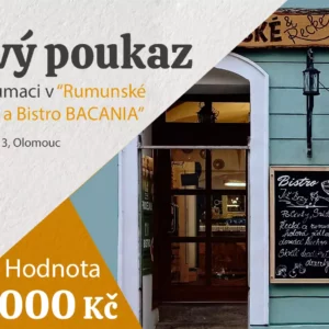 Dárkový poukaz v hodnotě 1000 Kč