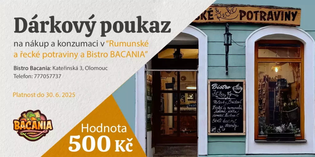 Dárkový poukaz v hodnotě 500 Kč