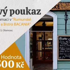Dárkový poukaz v hodnotě 500 Kč